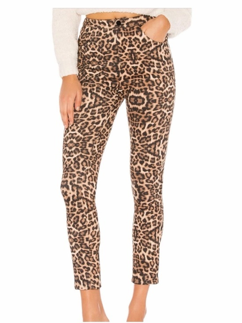 NWT Superdown Leopard Print Pants Size Small
